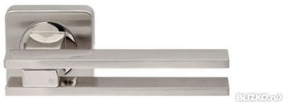 Ручка раздельная Armadillo BRISTOL SQ006-21 SN/CP-3 Матовый никель/Хром