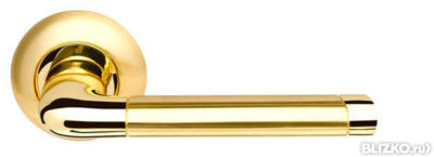 Ручка раздельная Armadillo Stella LD28-1SG/GP-4 матовое золото/золото