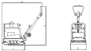 Виброплита Masterpac PCR7060H.2