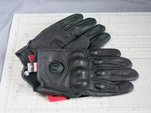 Перчатки Icon pursuit glove размер L чёрная кожа