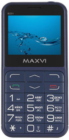 Сотовый телефон MAXVI B231DarkBlue