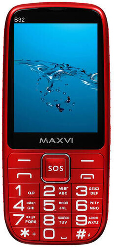 Сотовый телефон MAXVI B32Red