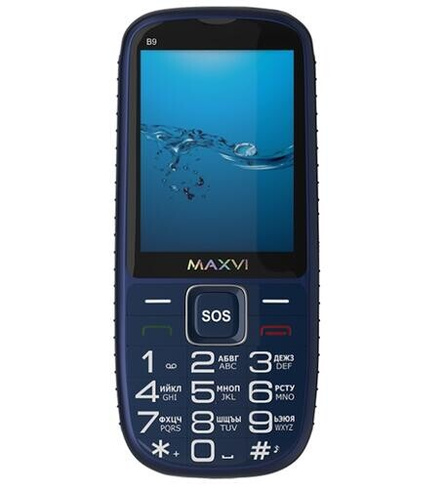 Сотовый телефон MAXVI B9Blue