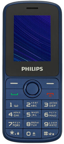 Сотовый телефон Philips XeniumE2101DarkBlue