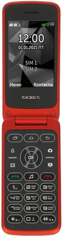 Сотовый телефон teXet TM-408Red