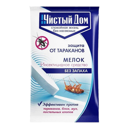 Чистый дом мелок от тараканов 20 г