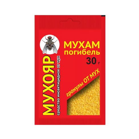 Мухояр гранулы от мух 30 г