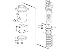 Поворотный колектор Volvo VOE14534535, 14652656