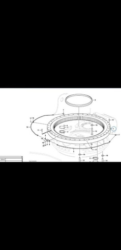 Поворотный круг Volvo EC480D 14647528, 14559204, 14609972