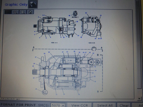 Гидронасос Cat D6R, 0R-7668, 9T-9912