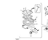 Кресло оператора сиденье Volvo 14513765, 14513761, 14536523