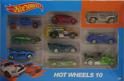 Набор машин 10 шт Hot wheels 10