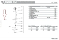 Помпа в сборе с фильтром C26736 для льдогенератора т.м. BREMA серии Muster