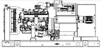 Генератор газовый с жидкостным охлаждением Generac SG80/PG72 открытый