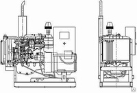 Дизельный генератор (ДГУ) АД-720-Т400 720 кВт ЯМЗ