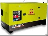 Дизельный генератор Pramac GSW 30 Y AUTO в кожухе Yanmar