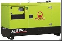 Дизельный генератор Pramac GSW 22 Y 1 фаза Yanmar