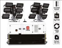 Передвижная мачта освещения TRIME X-Double 12х320 светодиодная Trime