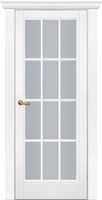 Дверь межкомнатная Тандор АНГЛИЙСКАЯ РЕШЕТКА белый жемчуг 600,700,800*2000