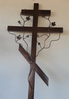 Крест надгробный деревянный 1
