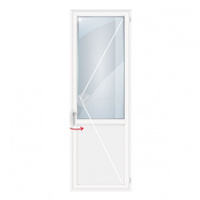 Пластиковая балконная дверь KBE "Эксперт" 1800*2200
