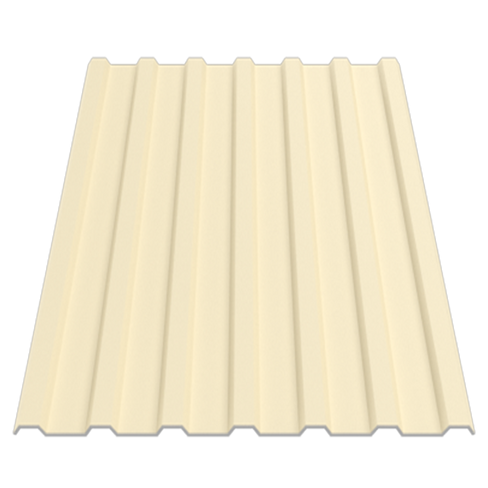 Профнастил МП20 0,35 Эконом RAL1014 Кремовый