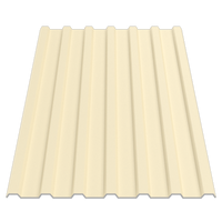 Профнастил МП20 0,35 Эконом RAL1014 Кремовый
