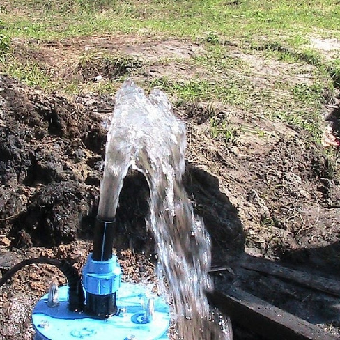 Бурение скважины на питевую воду в Барачинском
