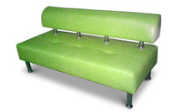 Офисный диван Стандарт двухместный 120x75x80 см салатовый