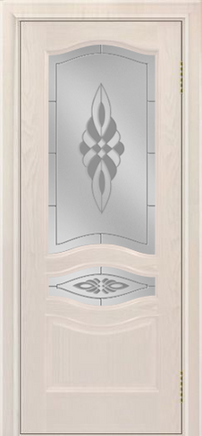 Дверь межкомнатная Лайндор АМЕЛИЯ тон 27 Жемчуг стекло Византия 700х2000
