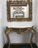 Консоль с зеркалом ЗК-04 бронза Мэри мебель