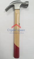 Молоток-гвоздодер деревянная ручка 450 гр Политех