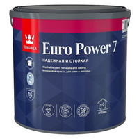 Краска интерьерная Tikkurila Euro Power 7 база А матовая 9 л