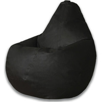 Кресло-мешок DreamBag Черная экокожа 2XL 135x95