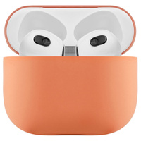 Чехол для Apple AirPods 3, оранжевый силикон