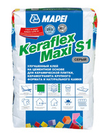 Клей для плитки и керамогранита Keraflex Maxi S1 серый, 25 кг
