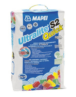 Клей для плитки и камня Mapei Ultralite S2 Quick серый, 15 кг