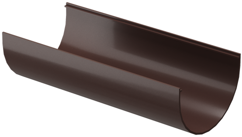 Жёлоб водосточный пластиковый Docke Premium D120 мм длина 3м шоколад