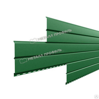 Сайдинг металлический L -Брус Полиэстр 0.45мм - RALL 6002-Лиственный зелен