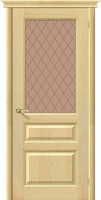 Дверь межкомнатная М5 Без отделки Кристалл Белорусские двери