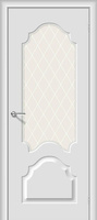 Дверь межкомнатная Скинни-33 Fresco White Сrystal BRAVO