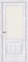 Межкомнатная дверь Прима-3 Riviera Ice White Сrystal mr.wood