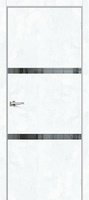 Дверь межкомнатная Браво-2.55 Snow Art Mirox Grey mr.wood