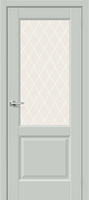 Дверь межкомнатная Неоклассик-33 Grey Matt White Сrystal mr.wood