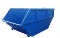 Бункер для мусора 8 м3 металлический синий