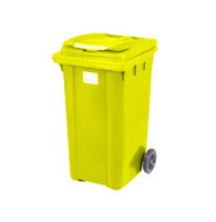 Евроконтейнер пластиковый для мусора Razak 240 л желтый