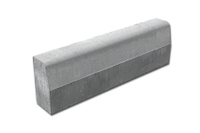 Бордюр дорожный бетонный Бетоформ 1000х150х300 мм, серый (19 шт./под., вес 100 кг 1 шт.)