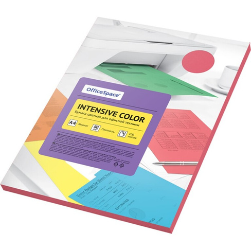 Цветная бумага OfficeSpace Intensive Color