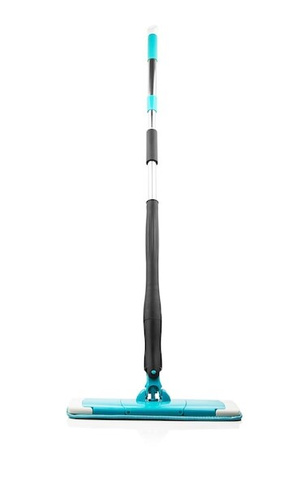 Швабра с отжимом Умничка насадка-губка узкая, телеск.ручка 115 см KF-J024B